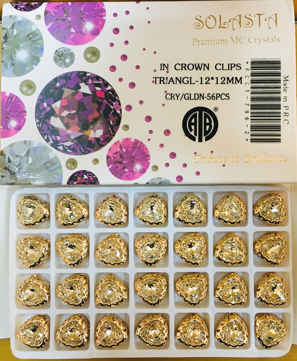 CRTSTAL STONE:56PC (TRIANGLE-12X12)