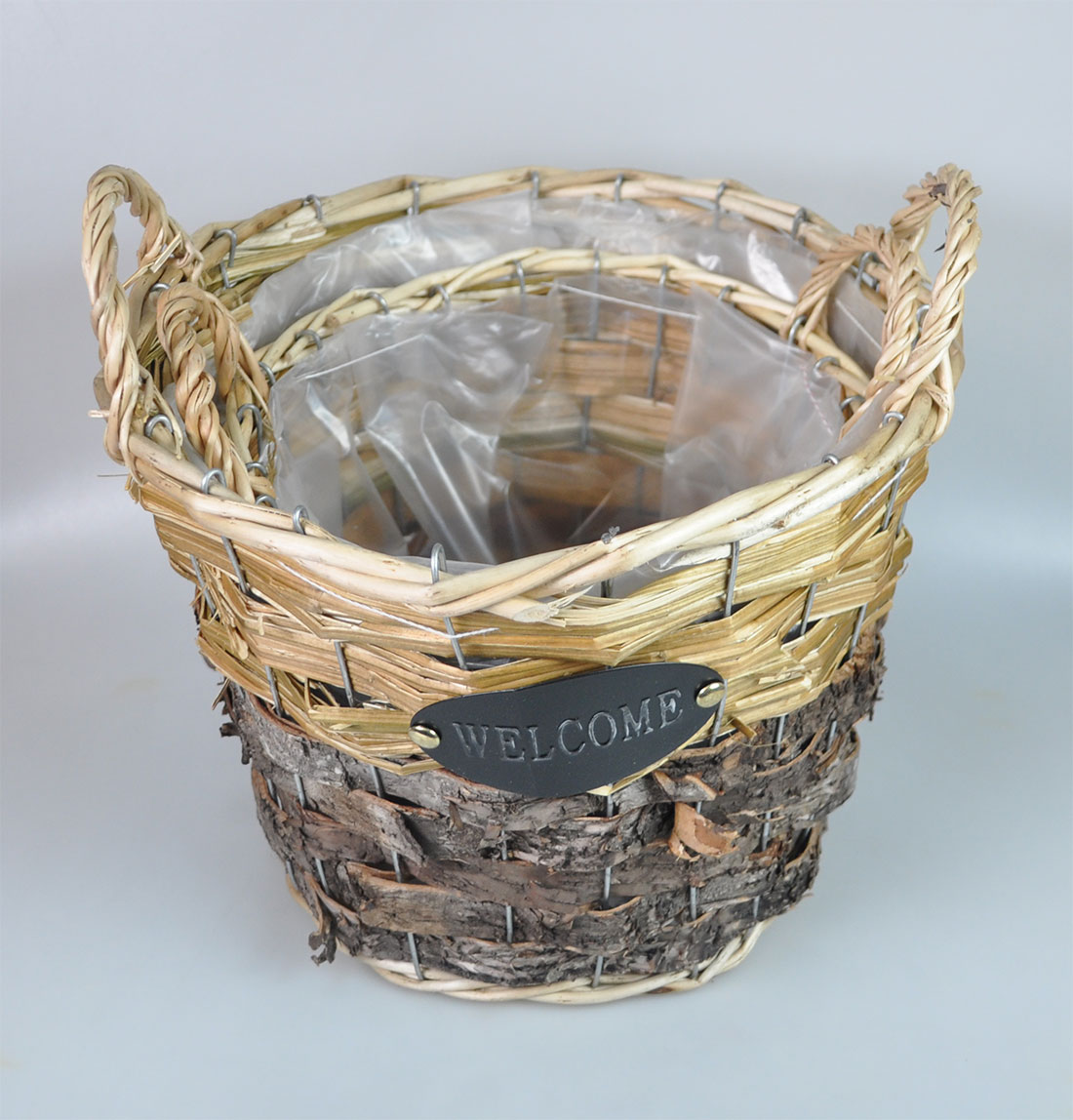 WILLOW BASKET:S/2 (ZX16A-272) 1 WILLOW BASKET:S/2 (ZX16A-272)