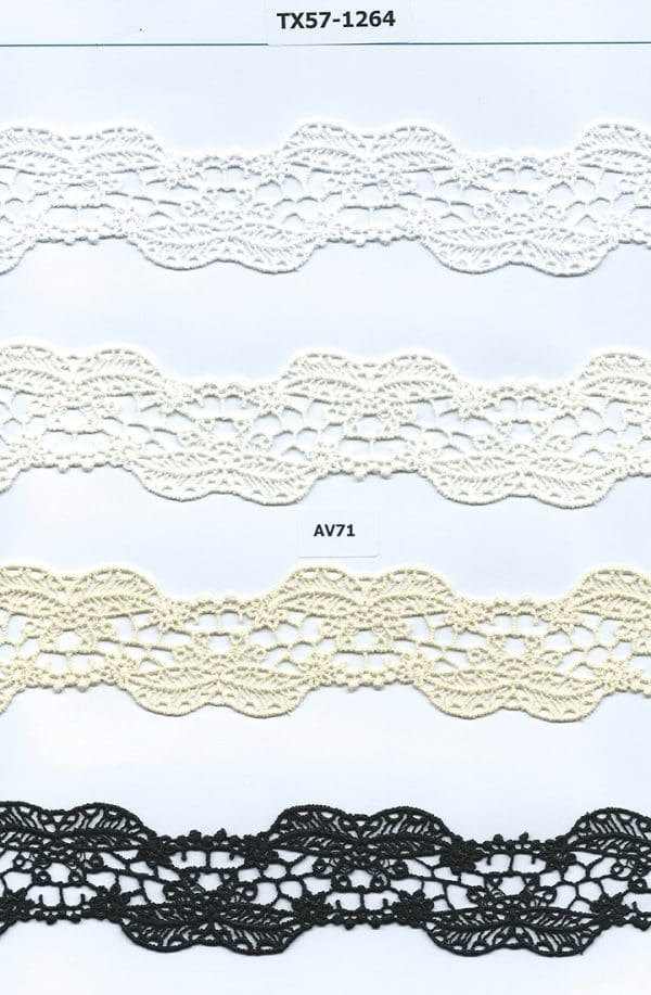 **CH-CUT LACE W/TEXT:15Y:1.5" (TX57-1264)