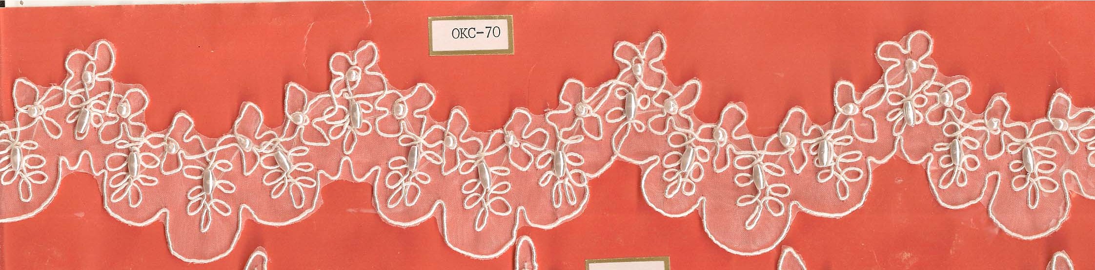 EMB EMB.LACE WITH BEADING (OKC-70)