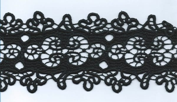 **CH-CUT LACE W/TEXT:15Y:3.75" (TX57-1267)