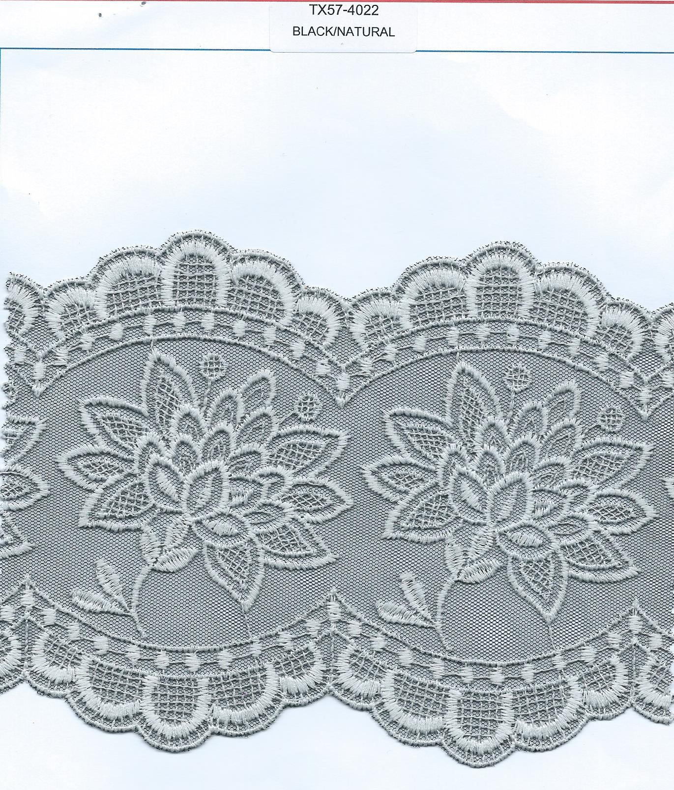 POL-NET LACE W/TEXT.YARN:7 POL-NET LACE W/TEXT.YARN:7.5Y (TX57-4022)