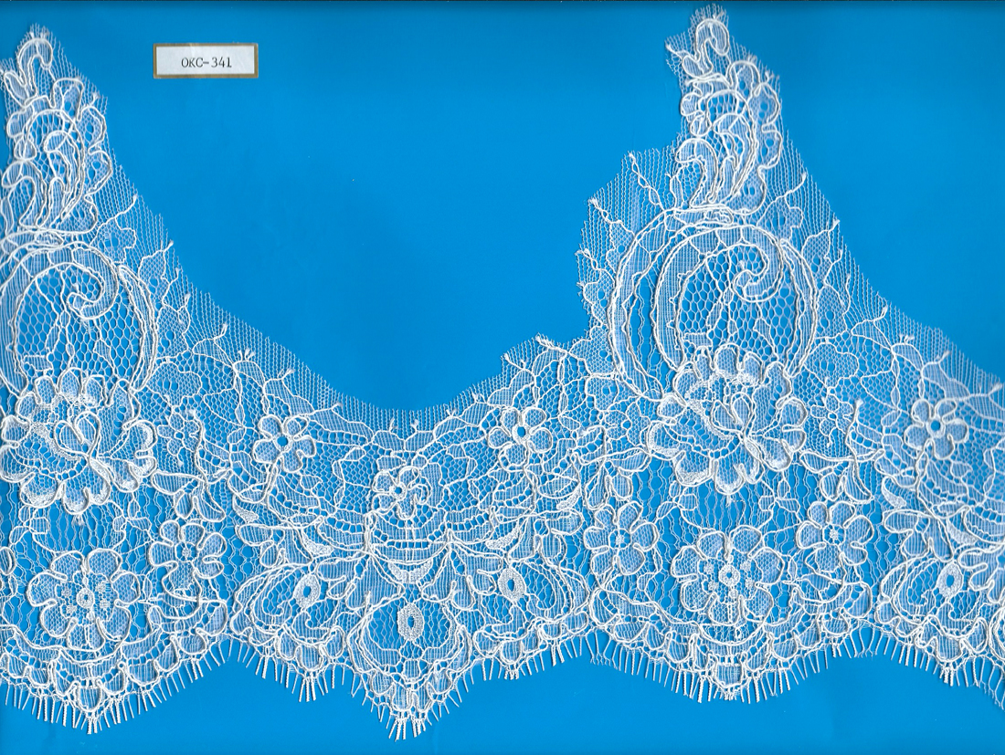RASCHEL LACE W/CORDING (OKC-341) 1 RASCHEL LACE W/CORDING (OKC-341)