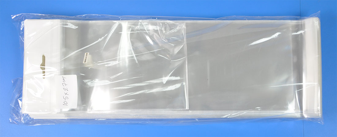 OPP BAG W/TOP:10.5*27CM;100PCS (OPP/TOP-10 OPP BAG W/TOP:10.5*27CM;100PCS (OPP/TOP-10.5CM)