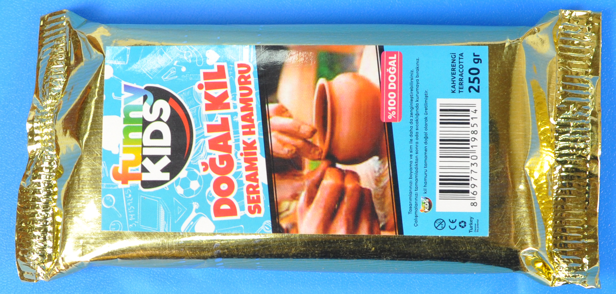 TERRA COTTA CLAY-250GRM (TERRA COTTA CLAY/250) 1 TERRA COTTA CLAY-250GRM (TERRA COTTA CLAY/250)