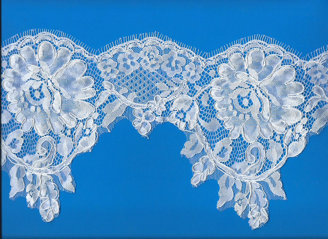 RASCHEL LACE W/CORD (OKC-357) 1 RASCHEL LACE W/CORD (OKC-357)