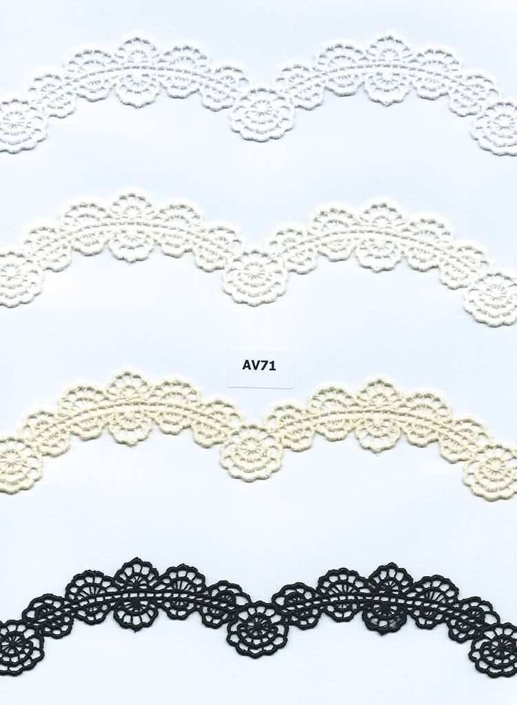 CH-CUT LACE W/TEXT:15Y:1.5" (TX57-1265)