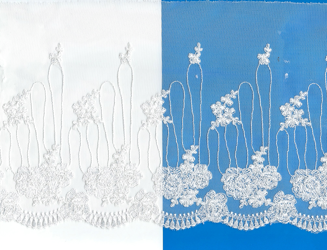 TULLE EMB TULLE EMB.LACE W/THIN CORD (OKC-346)