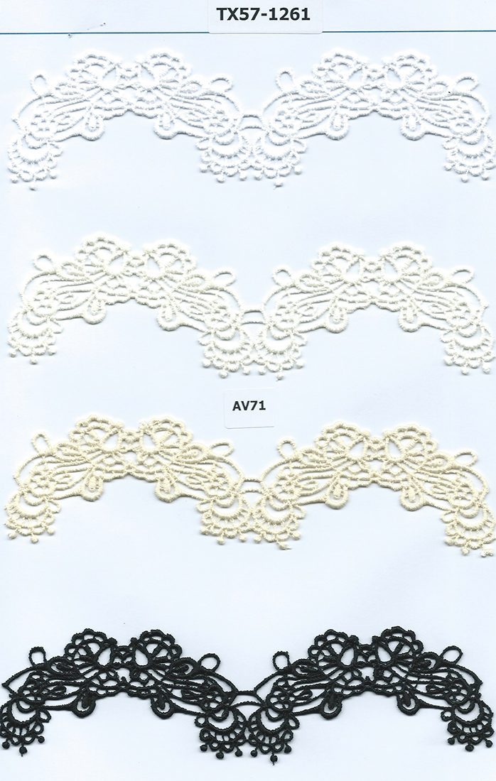 CH-CUT LACE W/TEXT:15Y:1 CH-CUT LACE W/TEXT:15Y:1.5" (TX57-1261)