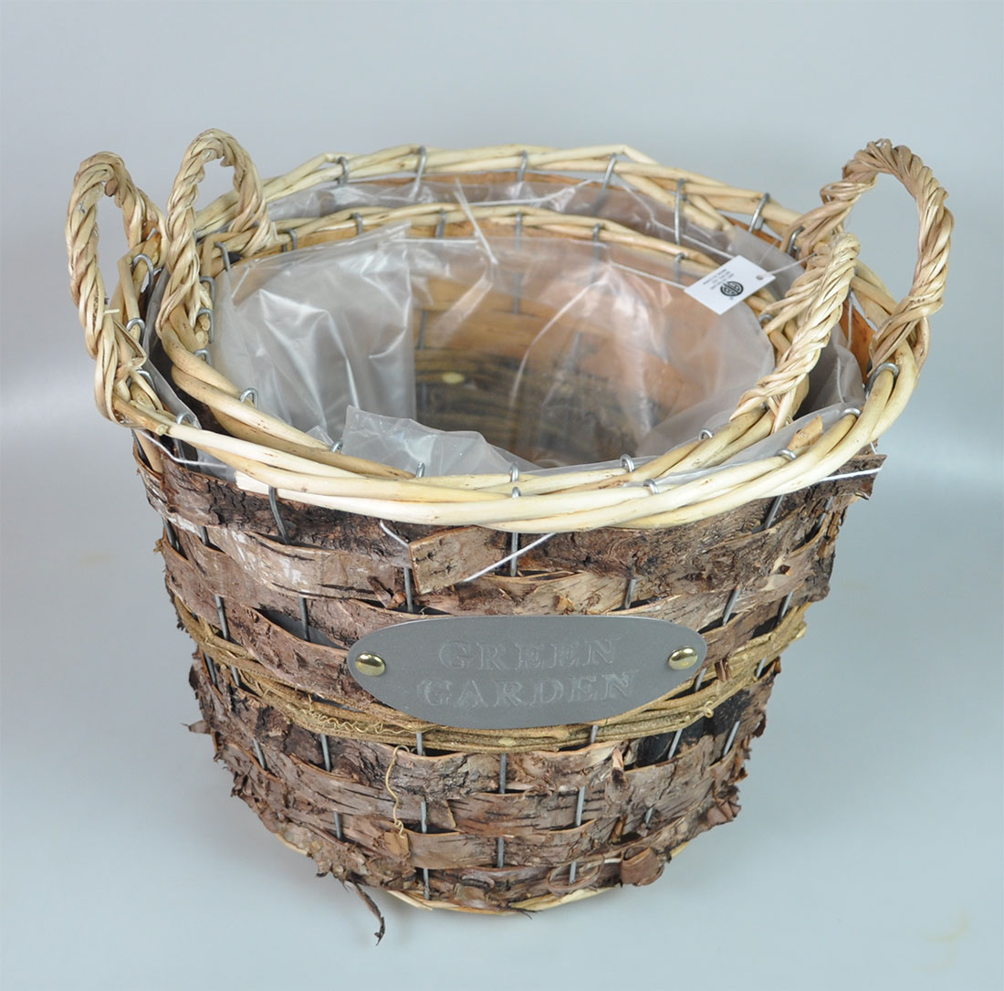 WILLOW BASKET:S/2 (ZX16A-240) 1 WILLOW BASKET:S/2 (ZX16A-240)