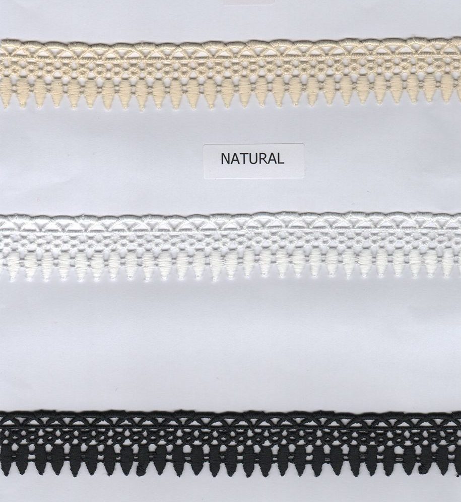 CHEM CUT-LACE W/TEXT:15Y:1" (TX59-1104) 1 CHEM CUT-LACE W/TEXT:15Y:1" (TX59-1104)