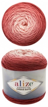 ACY/PL.YARN:2BLx300GR (600grm) (ALIZE/SUP.MIDI OMBRE) - 7293