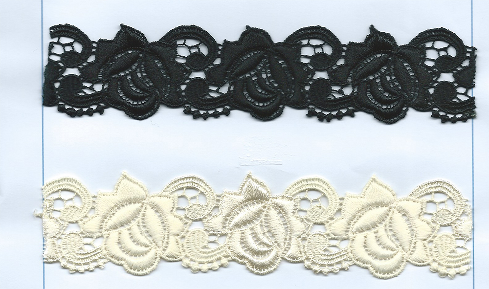 CH.CUT LACE W/T.YARN:15Y:1 CH.CUT LACE W/T.YARN:15Y:1.75" (PTX58-1069)