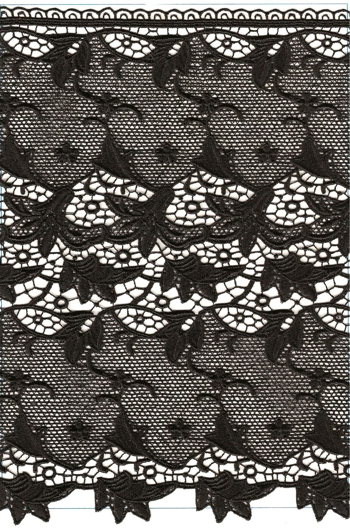 CHEM. CUT LACE: 7 CHEM. CUT LACE: 7.5YDS:10" (MA55-1197)