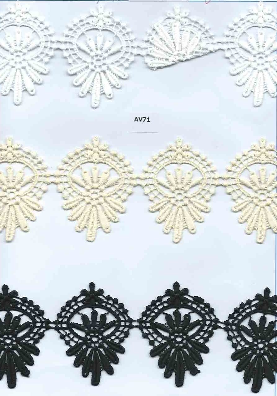 CH.CUT-LACE W/TEX :15Y:6 CH.CUT-LACE W/TEX :15Y:6.88CM (TX57-1193)