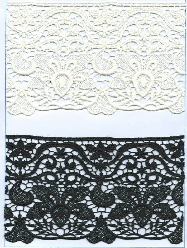 **CHEM-CUT LACE W/TEXT.YARN:15 (TX57-1092)