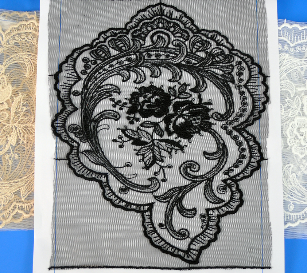 POL.NET-CUT LACE:15Y:25.63CM (TX59-4113B)