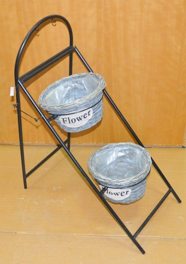 2 LAYER BASKETS W/STAND (ZX16-783)