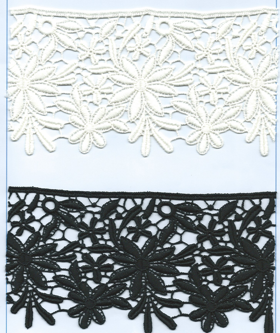 CH.CUT LACE W/TEX.YARN:15Y (TX57-1094)