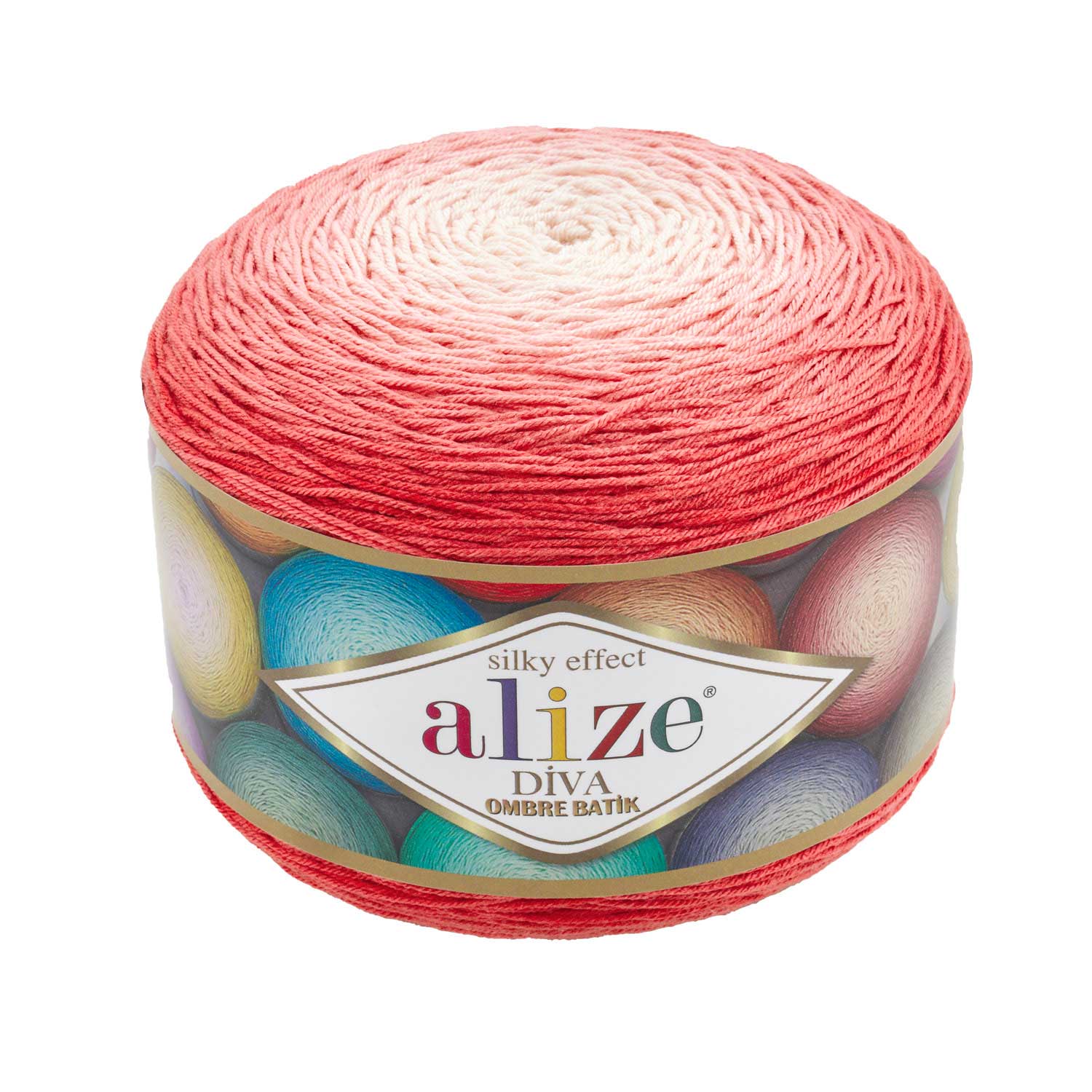 ACR.YARN:250GRx2 (500GRM) (ALIZE/DIVA OMBRE-B) - 7381