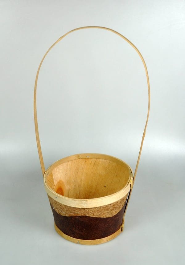 WOOD BASKET:9.5*14 (WE-16B)