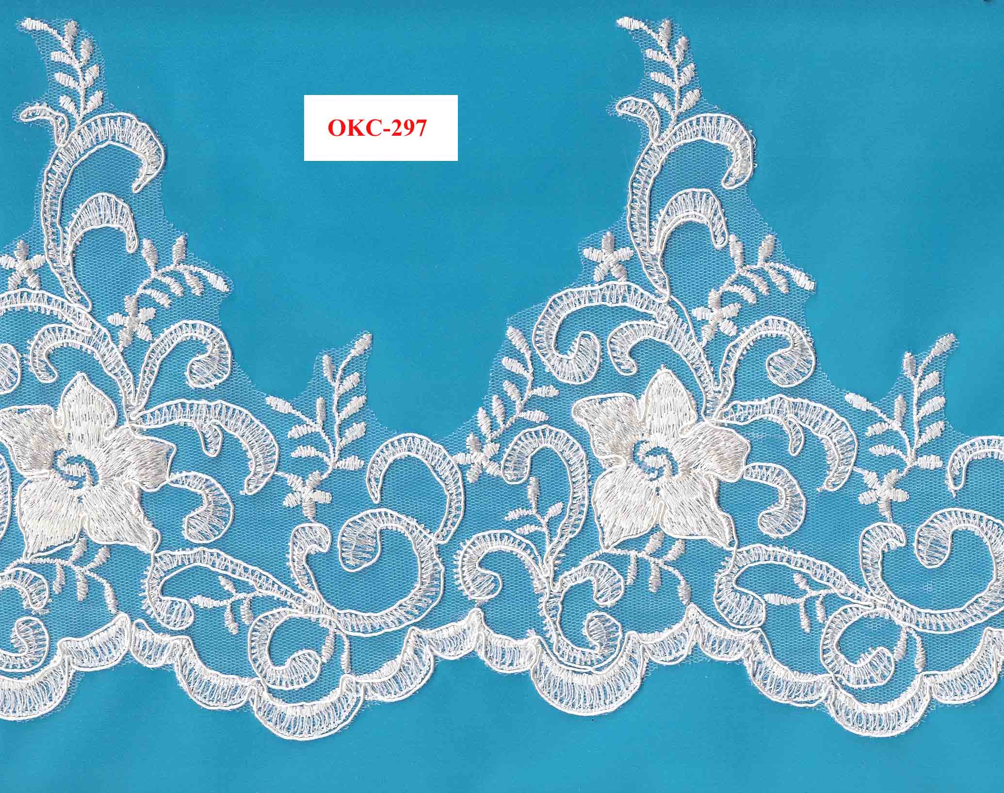 **EMBROIDERY LACE (OKC-297) 1 **EMBROIDERY LACE (OKC-297)