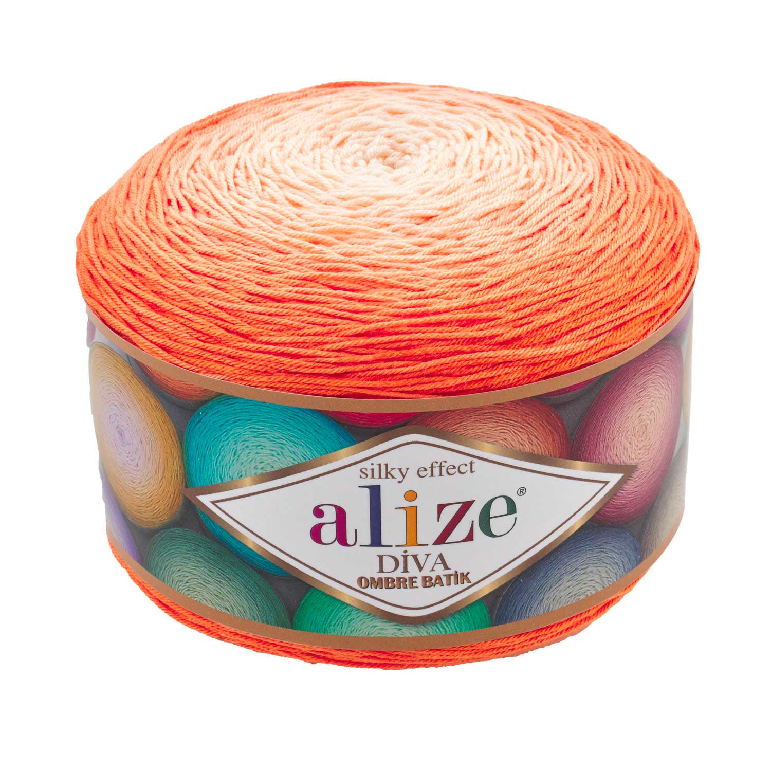 ACR.YARN:250GRx2 (500GRM) (ALIZE/DIVA OMBRE-B) - 7413