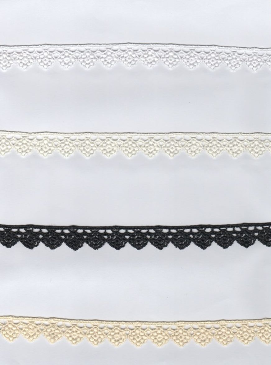 CH.LACE W/TEX::13.7MTR1 CH.LACE W/TEX::13.7MTR1.87CM (TX60-1046)