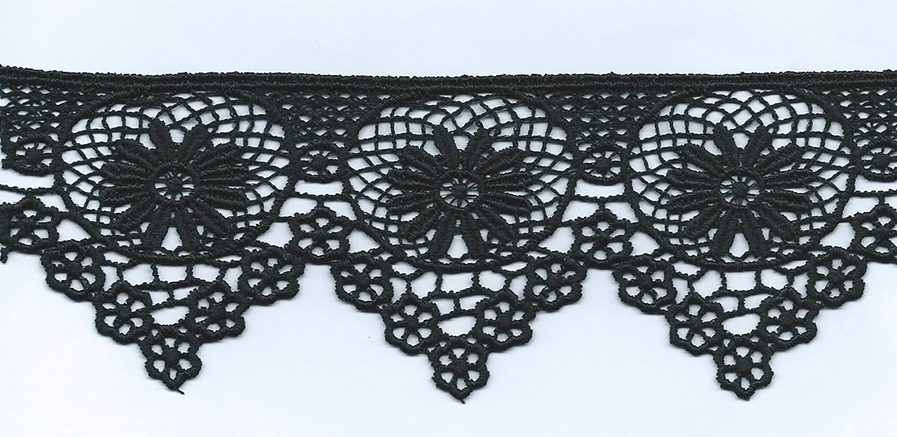 CH.CUT-LACE W/TEX:15Y:2.75" (TX58-1044)