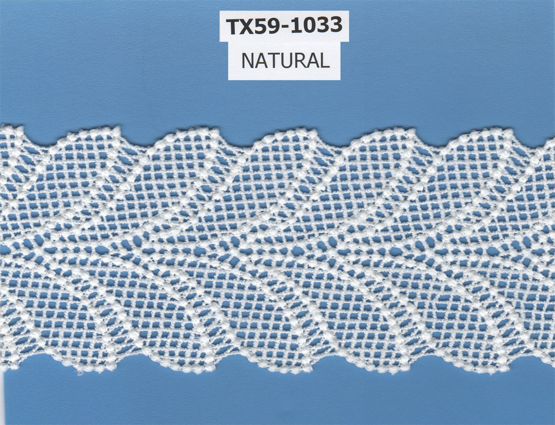 CH.CUT LACE W/TEXT:15Y:6.88CM (TX59-1033) - NATURAL