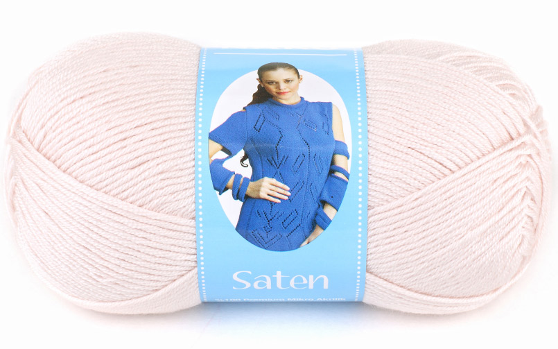 WOOL YARN:5BL/PKT (500GRM) (NAKO/SATEN) - 10470