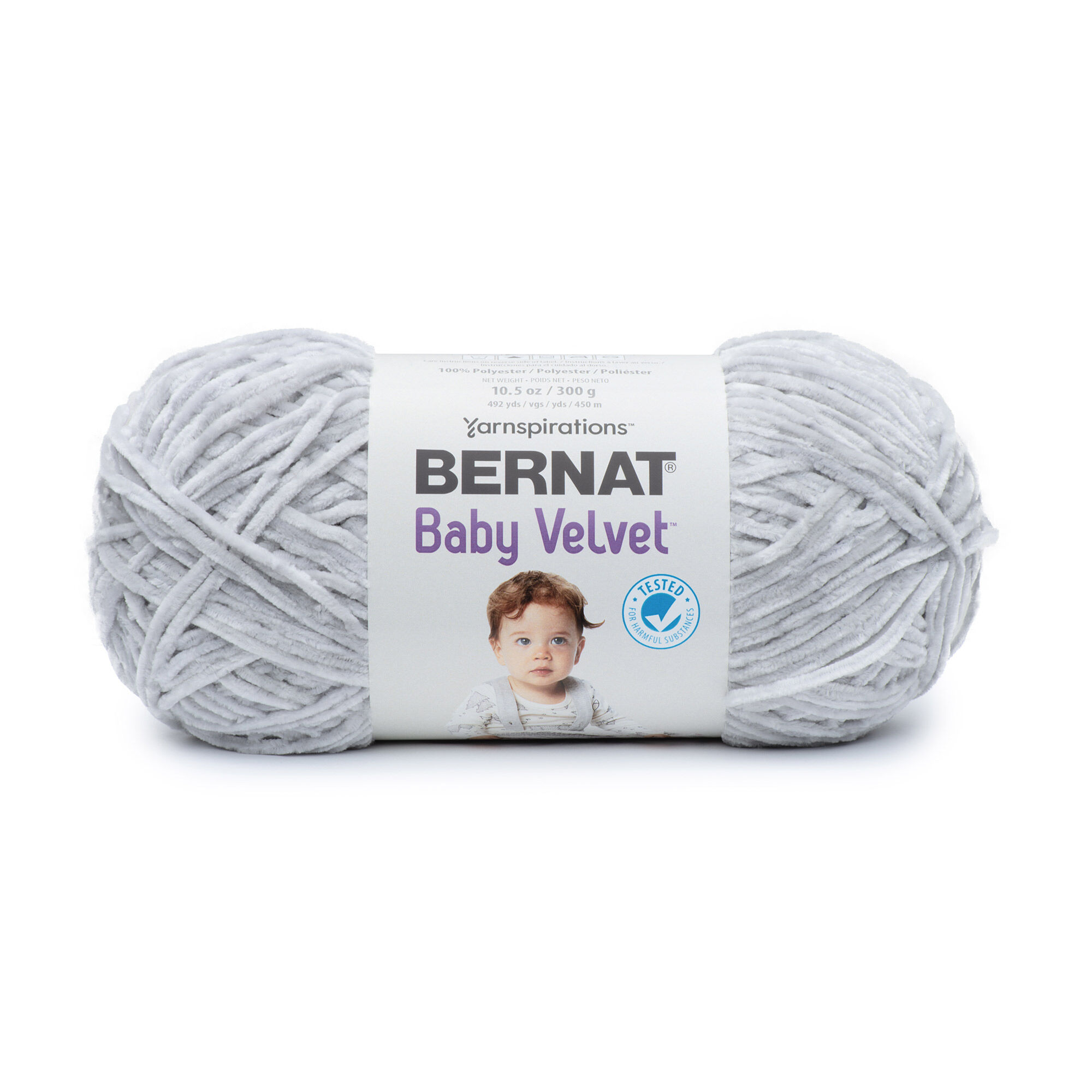 POL.YARN:300GRx2 (600GRM) (BER/BABY VELVET) - Misty Gray