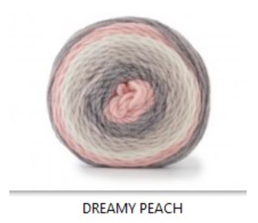 ACR YARN:100GRx3BL (300GM) (CARON/BABY CAKE) - DREAMY PEACH