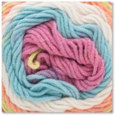 COT/ACR.YARN:100GRx3BL (300GRM) (CARON/COTTON CAKE) - GARDEN OASIS