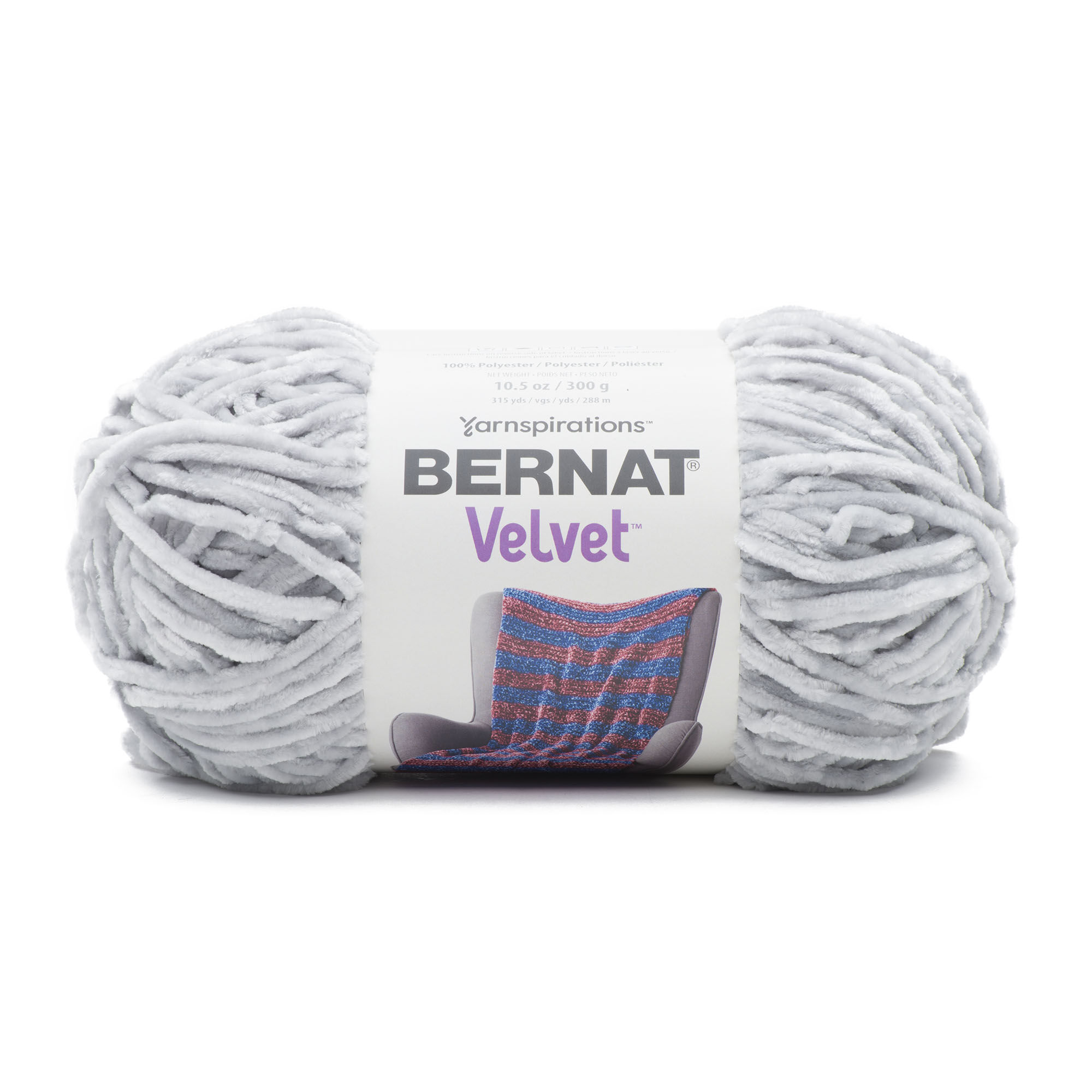 POL.YARN:300GMx2BL (600GRM) (BER/VELVET) - MIST GREY