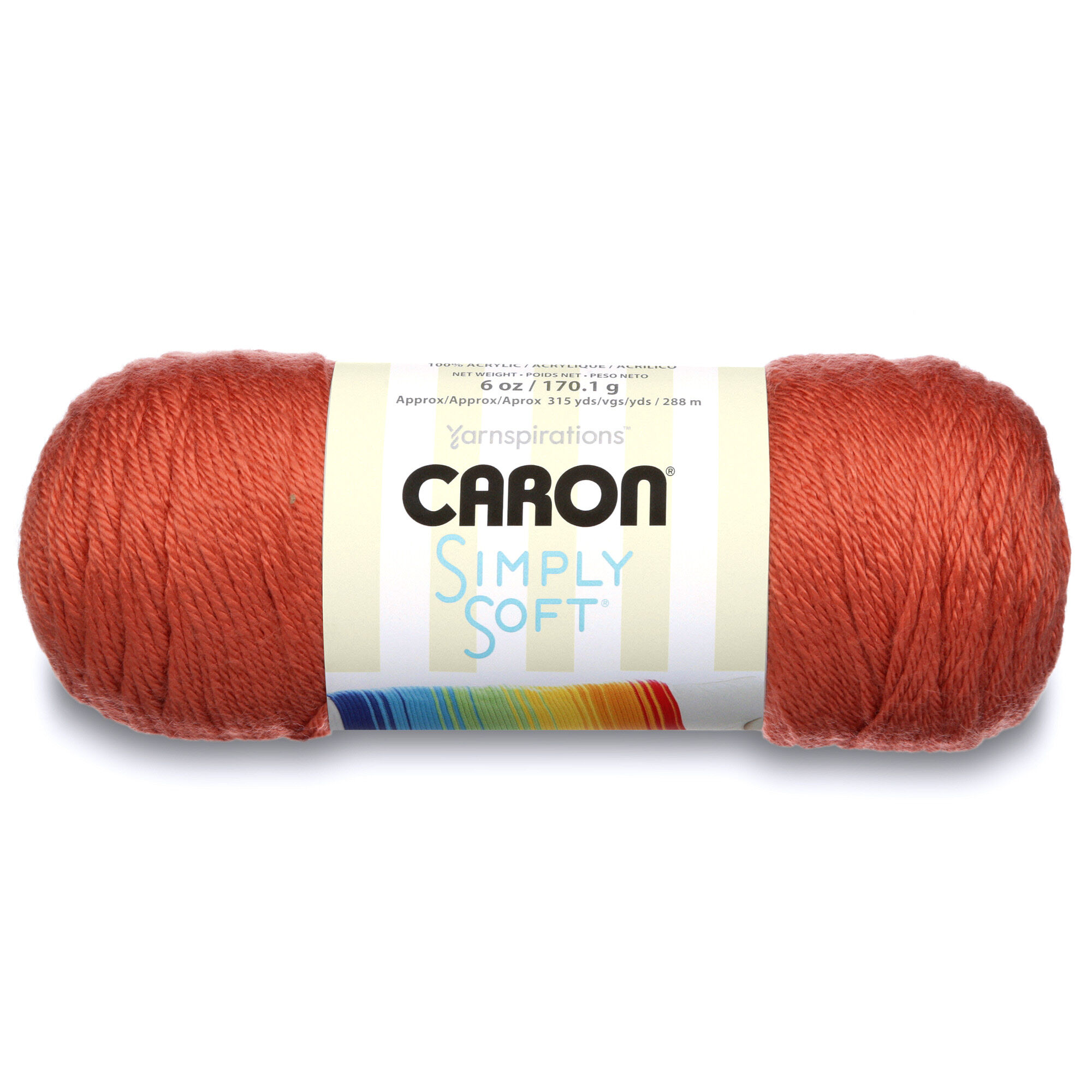 ACR. YARN:170GRx3BL (510GRM) (CARON/SIMPLY SOFT) - PERSMMON