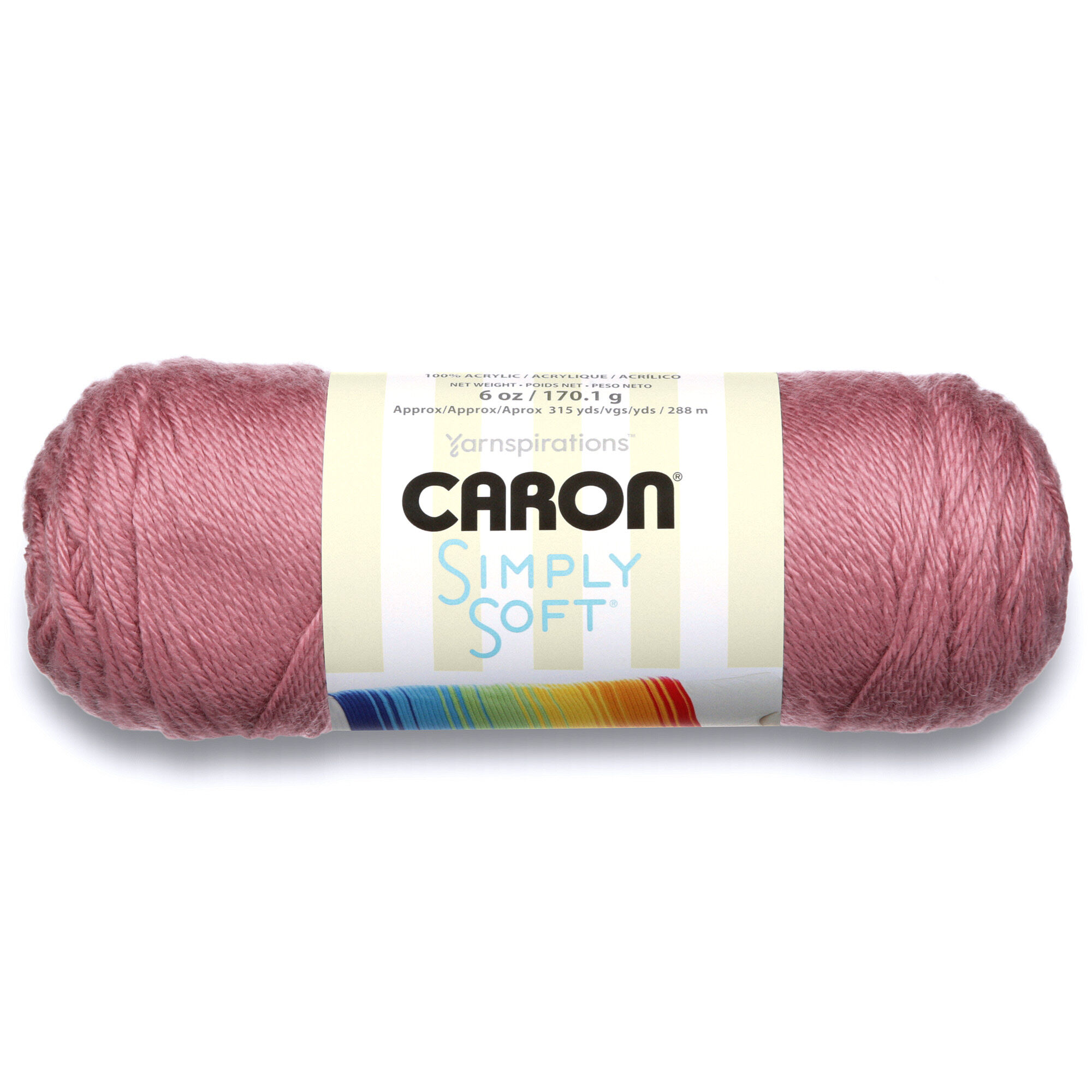 ACR. YARN:170GRx3BL (510GRM) (CARON/SIMPLY SOFT) - Plum Wine