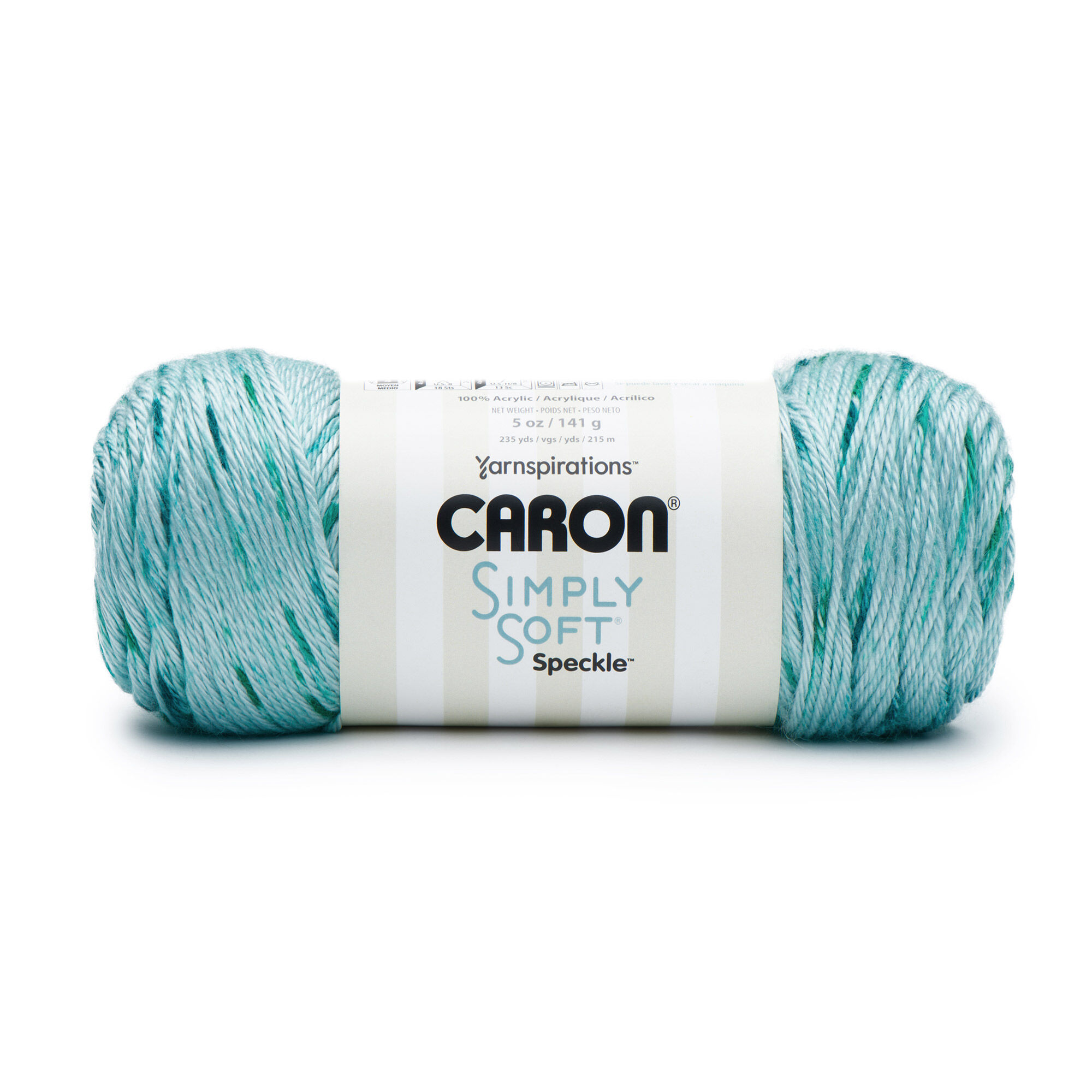 ACR. YARN:141GRx3BL (423GRM) (CARON/S.SOFT SPECKLE) - ABYSS