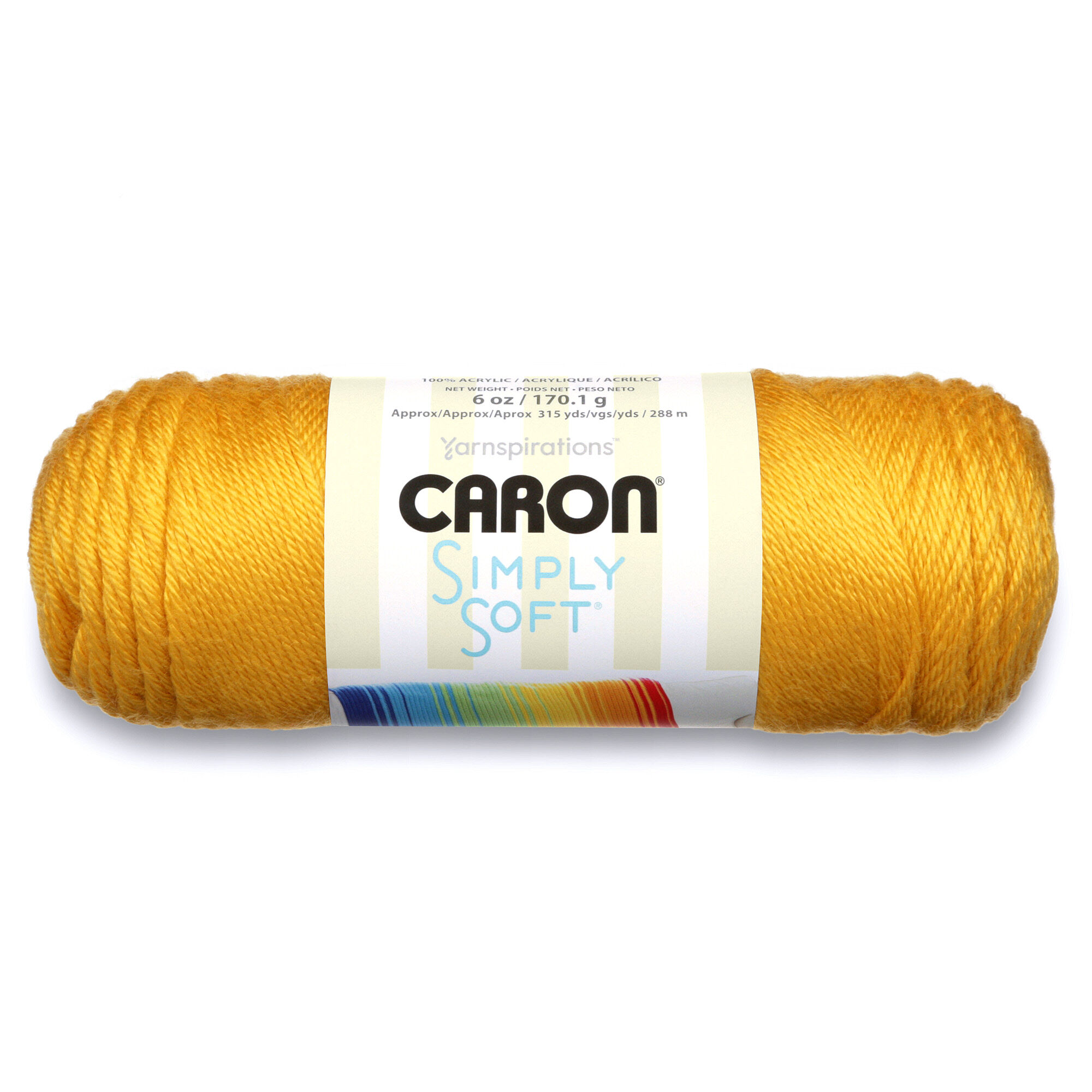 ACR. YARN:170GRx3BL (510GRM) (CARON/SIMPLY SOFT) - Gold