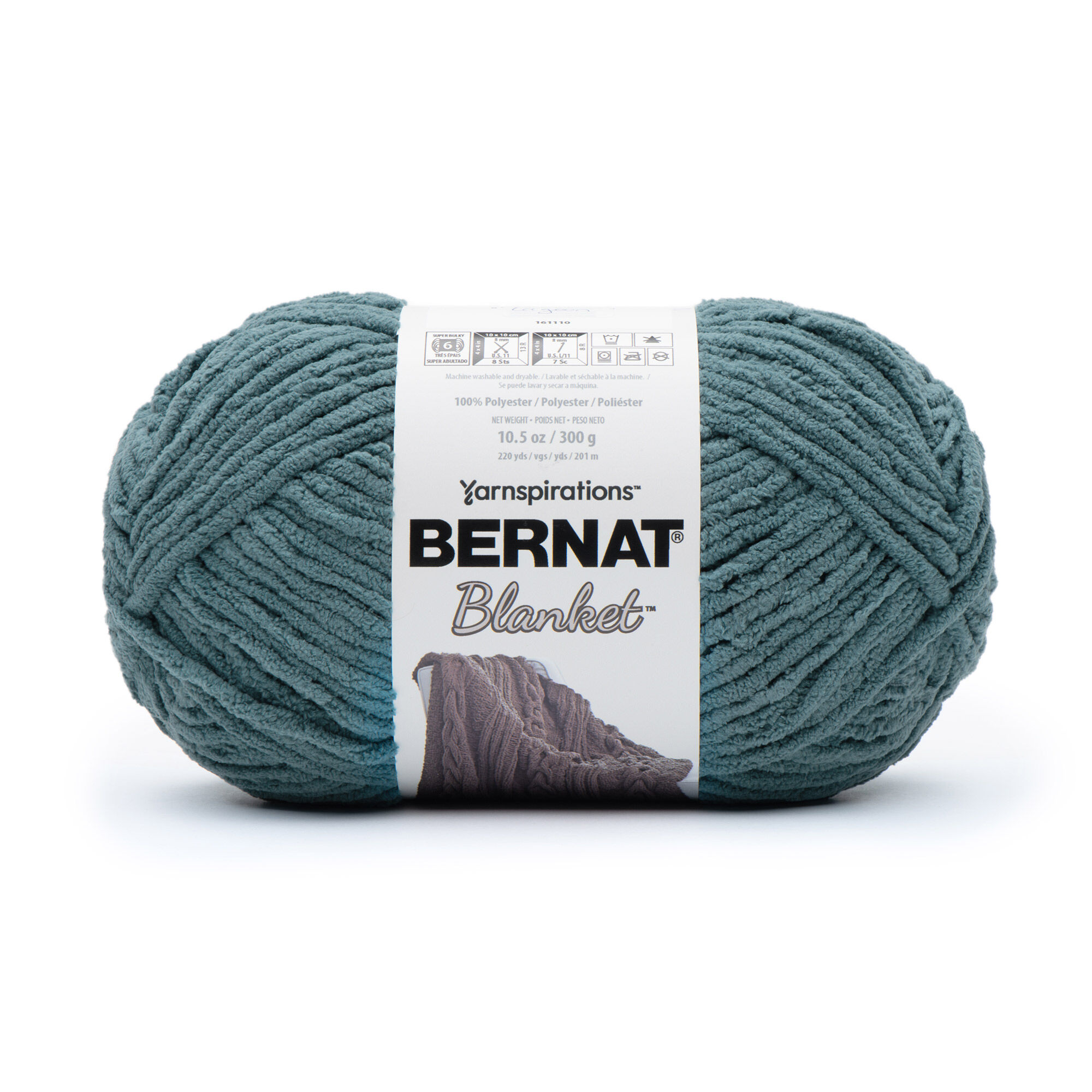 POL YARN:300GRx2PC (600GRM) (BERNAT/BLANKET) - LAGOON