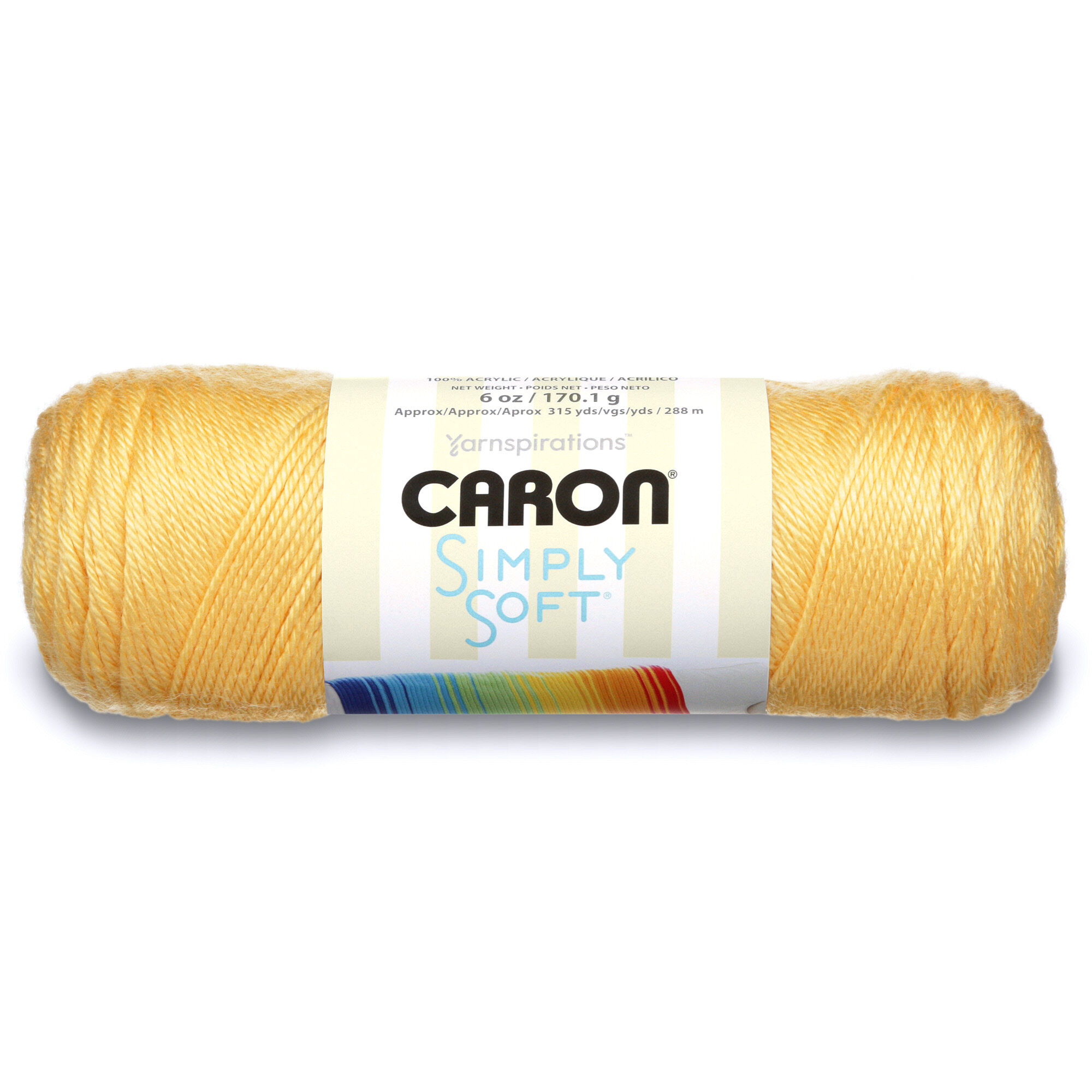 ACR. YARN:170GRx3BL (510GRM) (CARON/SIMPLY SOFT) - SUNSHINE