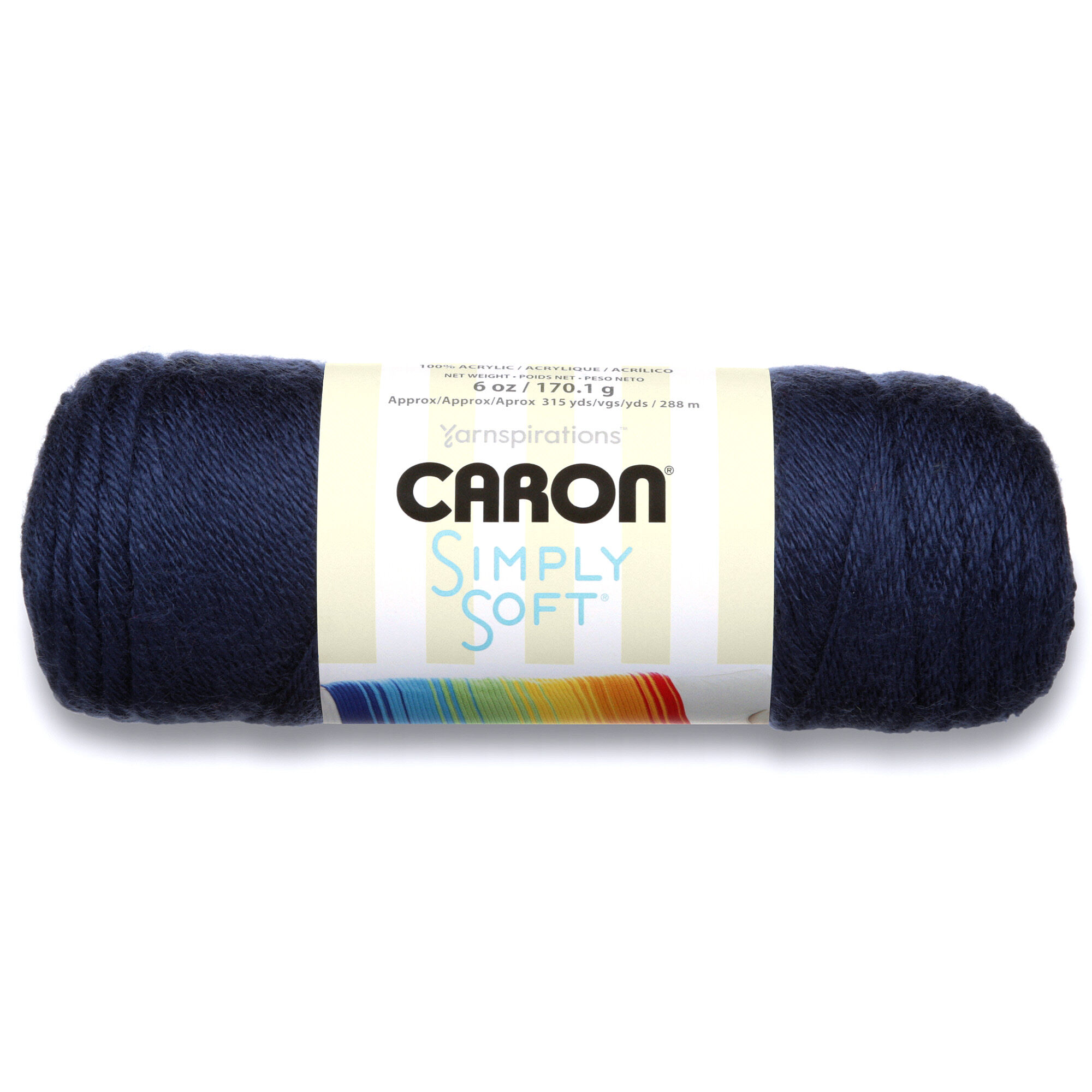 ACR. YARN:170GRx3BL (510GRM) (CARON/SIMPLY SOFT) - DK.COUNTRY BLUE