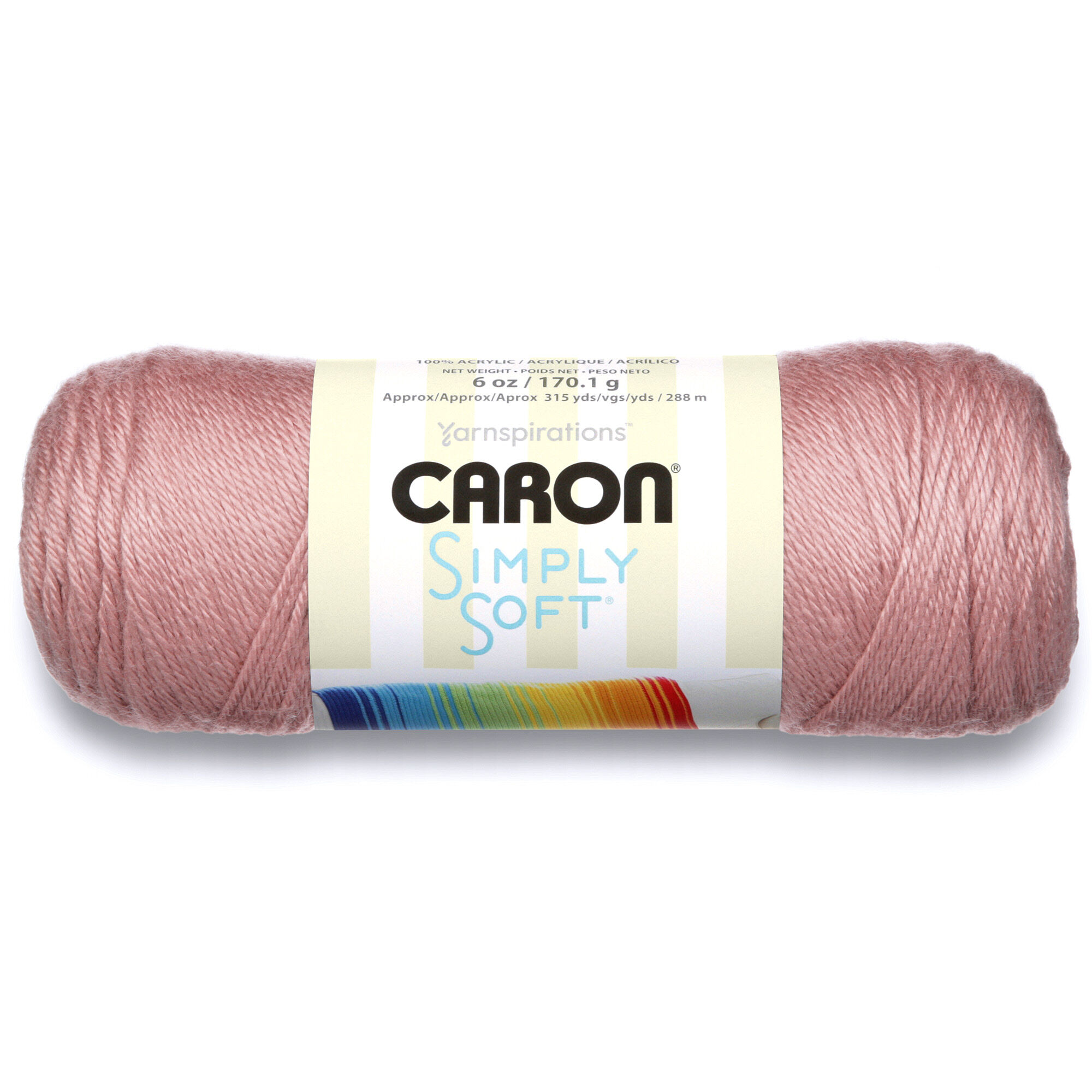 ACR. YARN:170GRx3BL (510GRM) (CARON/SIMPLY SOFT) - Victorian Rose