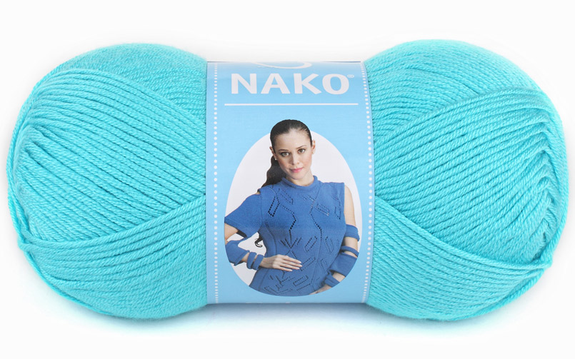 WOOL YARN:5BL/PKT (500GRM) (NAKO/SATEN) - 3323