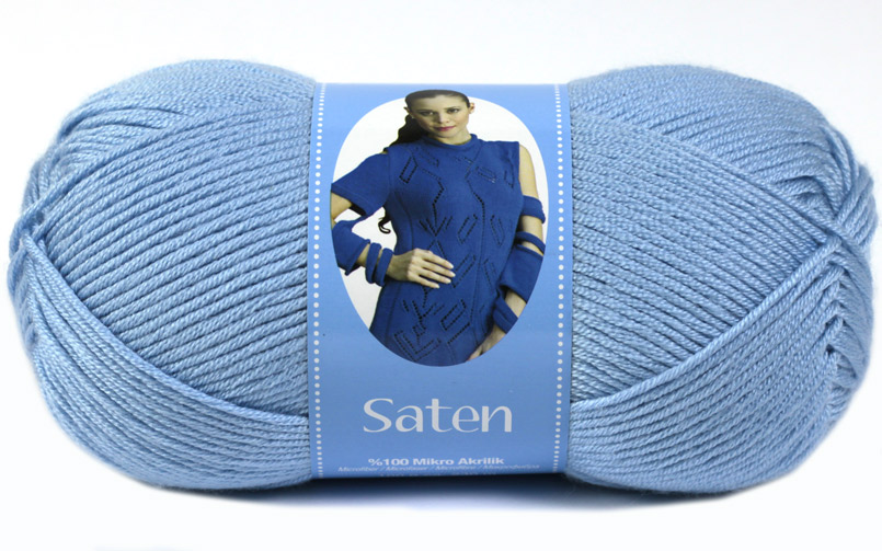 WOOL YARN:5BL/PKT (500GRM) (NAKO/SATEN) - 214