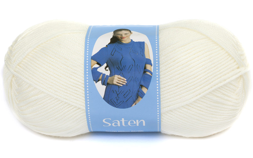 WOOL YARN:5BL/PKT (500GRM) (NAKO/SATEN) - 300