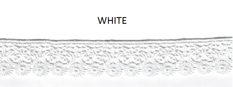 CHEM.LACE:15Y (13.7MTR):2.83CM) (MA48-1113) - White