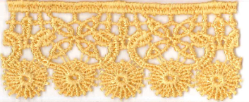 CHEM.LACE:15Y (13.7MTR):2.83CM) (MA48-1113) - A3 GOLD