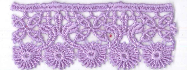 CHEM.LACE:15Y (13.7MTR):2.83CM) (MA48-1113) - C6 LT.LILAC/CHEMICAL