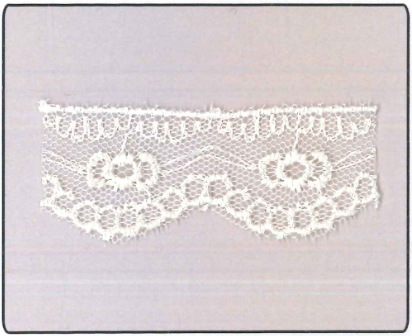 NET CUT LACE:15Y (13.7MT):2.2CM) (D-53-4272) - Off White